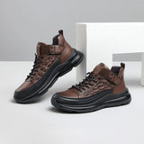 Men's Sneakers Winter Leather Shoes Lightweight Casual Sport Running Autumn MartLion   