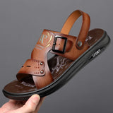 Outdoor Soft-Soled Sandals for Men, Light weight Beach Shoes MartLion   