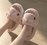 Trendy Women's Sandals Shark Slippers Men Flat Sandals Summer Outdoor EVA Beach Home MartLion   