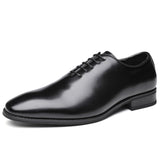 Men's Dress Shoes Vintage Designer Office Lace-Up Dress Genuine Leather Oxford Mart Lion Black 6.5 