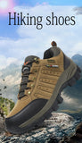 Men's Hiking Shoes Outdoor Anti Slip Hiking Boots Trekking Lace-Up Mountain Climbing Mart Lion   