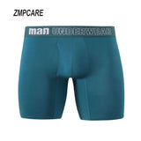 Men's Boxer Shorts Mid Waist Panty Underwear Seamless Bamboo Fiber Boxers Open Crotch Panties MartLion   
