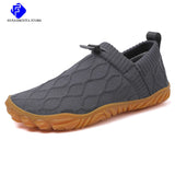 Men's Barefoot Canvas Shoes Sneaker Women Flats Soft Zero Drop Sole Wider Toe Light Weight MartLion   