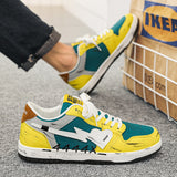 Men's Casual Sneakers Creative Heart Tennis Sport Running Shoes Skateboard Flats Walking Jogging Trainers Mart Lion   