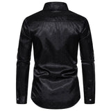 Men's Dress Shirts Long Sleeve Regualr Fit Casual Button Down Shirts Wrinkle-Free Casual Collar Shirt MartLion   