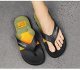 Men's Flip Flops Outdoor Slippers Home Trendy Casual Beach Shoes Water Summer Sandals Zapatillas Hombre Mart Lion   