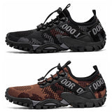 Outdoor men's hiking shoes Cross-country running mountaineering hiking sports casual Non-slip water Mart Lion   