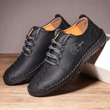 Casual Sneakers Men's Shoes Driving Comfortable Leather Loafers Moccasins Tooling MartLion   