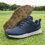 Training Golf Shoes Spike less Men's Golf Sneakers Outdoor Comfortable Walking Footwears Anti Slip Walking MartLion Lan 7 