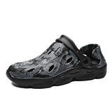 Men's Sandals Outdoor Summer Clogs Slip On Beach Shoes Slippers Mart Lion Black Eur 40 