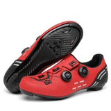 Unisex Cycling Shoes Mtb Road Bike Men's Sneakers Bike Cleat Non-slip Mountain Bicycle Spd Sapatilha Tenis De Ciclismo Mart Lion 2021-Red-road 38 