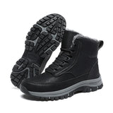 Super Warm Winter Boots With Fur Outdoor Snow Men Boots Snow Antiskid Waterproof Boots Men Shoes MartLion   