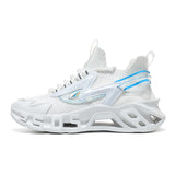 Men's Shoes Casual Sneakers Light Breathable Summer Sandals Mesh Tenis Outdoor Beach Zapatillas De Hombre Mart Lion White 6 