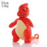 Pokemon Pikachu Plush Toys Eevee Charmander Squirtle Charizard Sylveon Toy Anime Gengar Mewtwo Scorbunny Stuffed Dolls Kids Gift MartLion Charmeleon 24cm  