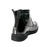 Boots Zipper High-top Leather Shoes Trendy Men's MartLion   