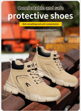 Work Boots Toe Shoes Men's Lightweight Indestructible Work Sneakers Puncture-Proof Security MartLion   