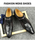 Handmade Oxford Monk Design Shoes Men's Office Modern Style Black Brown Color MartLion   