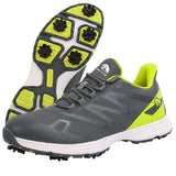 Men's Golf Shoes Waterproof Golf Sneakers Outdoor Golfing Spikes Shoes Jogging Walking Mart Lion Hei-3 8.5 