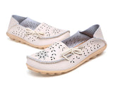 Flat Shoes Women Breathable Leather Loafers Casual Shoes Slip On Moccasins Zapatos Para Mujeres Flats Female MartLion   