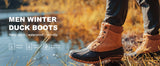 Mens Duck Boot | Waterproof | Fur Lined Insulated Winter Snow Boot MartLion