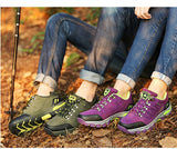 Hiking Boots Women Outdoor Leather Mountain Trekking Shoes Mart Lion   