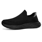 Soft-sole Walking Men's Shoes Lightweight Casual Sneakers Breathable Slip on Loafers Unisex Women MartLion   