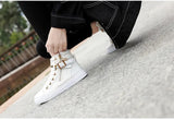 Comemore Sport Women's Spring White Shoes Women Casual Canvas Running Sneakers Ladies Boots MartLion   