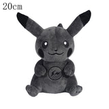 Pokemon Pikachu Plush Toys Eevee Charmander Squirtle Charizard Sylveon Toy Anime Gengar Mewtwo Scorbunny Stuffed Dolls Kids Gift MartLion Pikachu black 20cm  