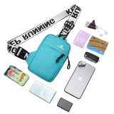 Fengdong small chest bag women mobile phone outdoor Sports men's mini shoulder female messenger bag Mart Lion   