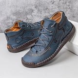 Leather Casual Men Shoes Breathable Ourdoor Shoes Men MartLion   