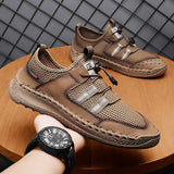 Breathable Men's Casual Sneakers Slip On Walking Shoes Outdoor Sport Footwear Durable Rubber Hiking Running Zapatos Mart Lion   