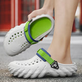 Summer Shoes Non-slip Garden Men's Women Beach Classic Nursing Clogs Hospital Work Medical Sandals MartLion WHITE 42 