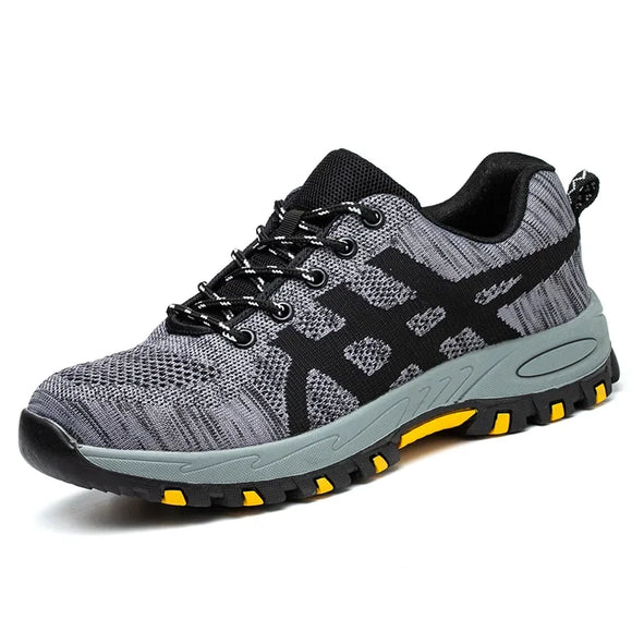 Work Sneakers Men Safety Shoes Construction Steel Toe Work Shoes Safety Boots Men Shoes Anti-puncture Working Sneakers MartLion