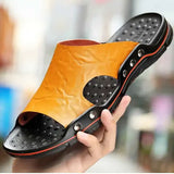 Men's Slides Slippers Summer Outside Men Sandals Breathable Classics Beach Slipper Flip Flop Anti-slip Casual Mens Shoes MartLion