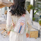 Women's Chest Bag PU Leather Shoulder Casual Crossbody Bag Female Messenger Mart Lion   