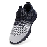 Men's Running Shoes Sport Lightweight Walking Sneakers Summer Breathable Zapatillas Sneakers Mart Lion Dark Blue-2 37 