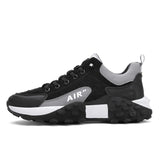 Sneakers for Teenagers White Casual Sport Shoes Men's Running Breathable Sneakers Wearable Rubber Jogging MartLion Black 39 