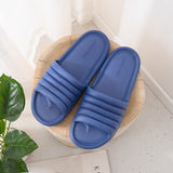 Thick Platform Slipper Women Korean Eva Slippers Home Flip Flops Ladies Soft Sole Cloud Sandals Mart Lion Dark Blue 3637 