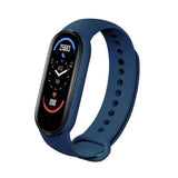 Smart Band Waterproof Sport Smart Watch Men's Woman Blood Pressure Heart Rate Monitor Fitness Bracelet For Android IOS MartLion Blue With Original Box 