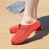 Luxury Women's Slippers Summer Men's Sandals Clogs Adult Slip-On Beach EVA Injection Shoes Mart Lion Red 36 