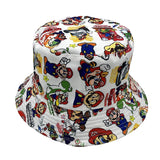 Super Mario Hat Anime Peripheral Cartoon mario Luigi Leisure Adult Outdoor Sunscreen Sunshade Fisherman Hat Holiday Gift MartLion 10 56-58cm 