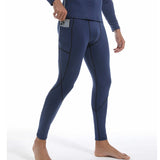 Men Running Leggings Quick Dry Gym Sport Tights Man Compression Fitness Pants Crossfit Training Basketball Tights Man Sportswear MartLion Navy L(60-70kg)