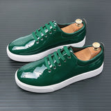 Men's Natural Leather Sneakers for Men's Slip on Shoes Men MartLion   