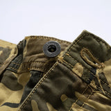 Camouflage Tactical Cargo Shorts Men Khaki Jogger Military Cargo Shorts Men Cotton Casual Loose Camo Men Shorts MartLion   