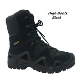 Men's Military Boot Combat Shoes Tactical Army Work Safety Hiking MartLion High--black 39 