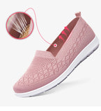 Women's Loafers Platform Flats Ladies Shoes On Office Breathable Elegant With Low Heels Cotton Soft MartLion   