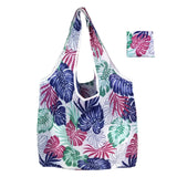 Foldable Shopping Bag Reusable Travel Grocery Bag Eco-Friendly One Shoulder Handbag  Printing Tote Bag MartLion A-029  