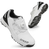 Luxury Golf Shoes Men's Spikeless Golf Sneakers Outdoor Walking Footwears Golfers Comfortable Walking MartLion Bai 36 