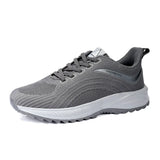 Mesh Comfortable Men's Shoes Breathable Classic Casual Sneaker Light Fitness Running Unisex Footwear MartLion Dark Grey 36 