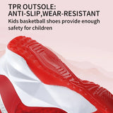 Kids Basketball Shoes Sneakers Durable  Non-Slip Running Secure for Little Kids Big Kids MartLion   